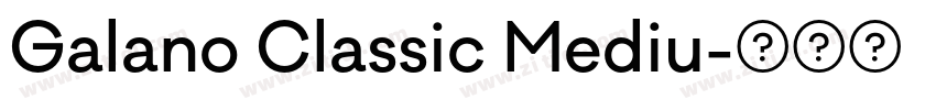 Galano Classic Mediu字体转换